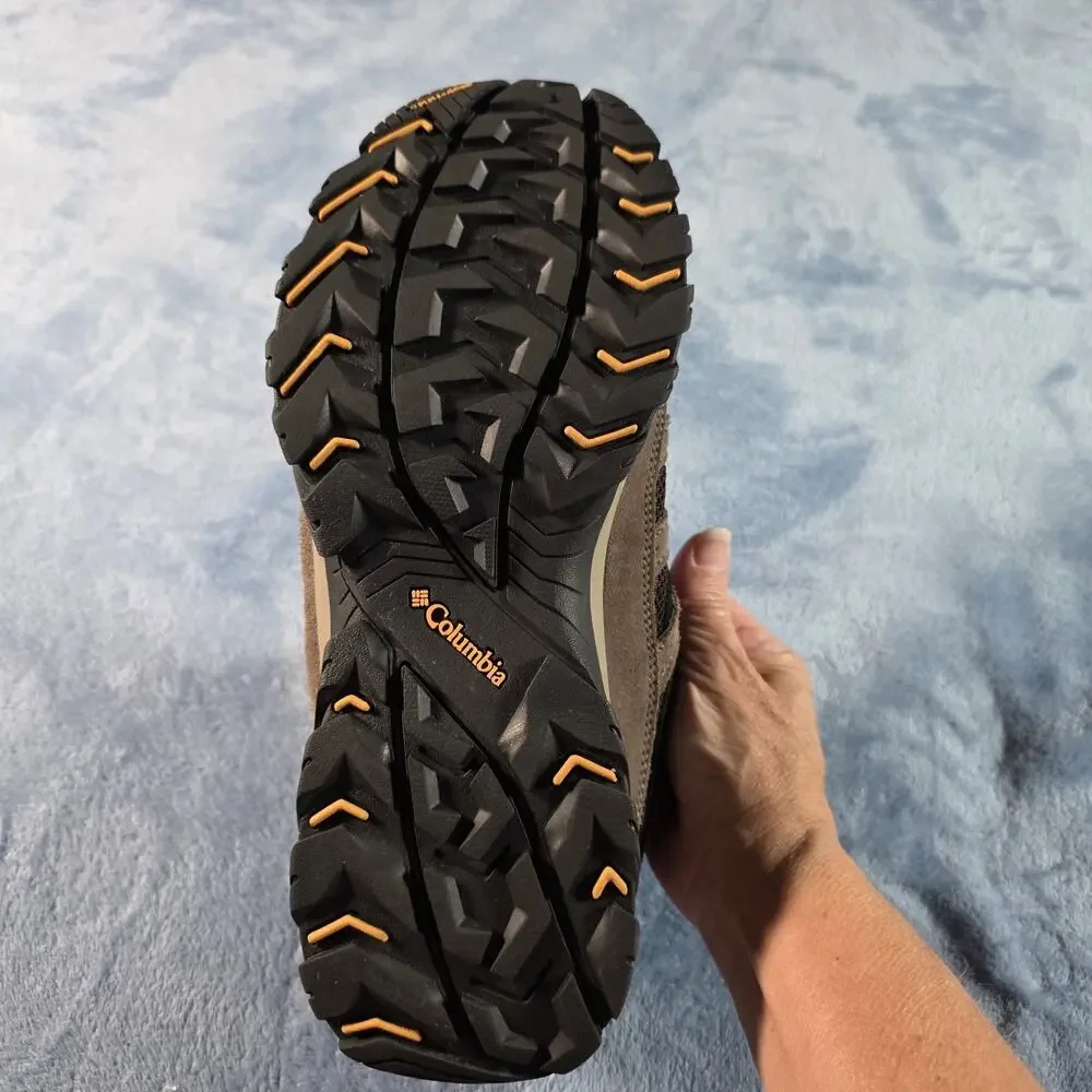Columbia Crestwood Mid Waterproof Hiking Boots Men 10.5 Brown BM5371-231